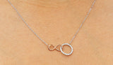 Infinity Circle Necklace