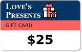 Love's Presents Gift Card