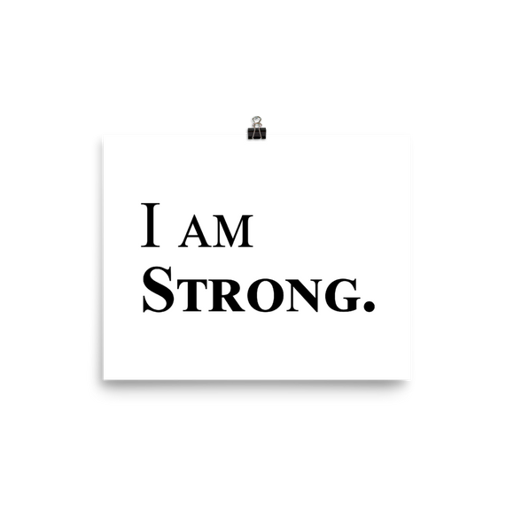I Am Strong - Poster