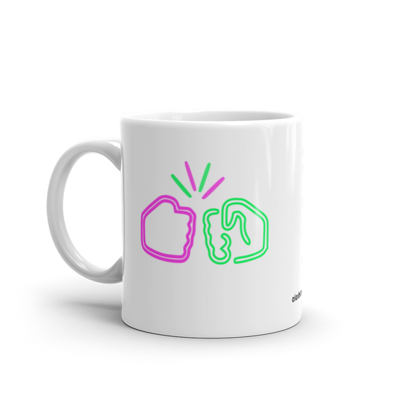 Fist Bump Mug | alex brady